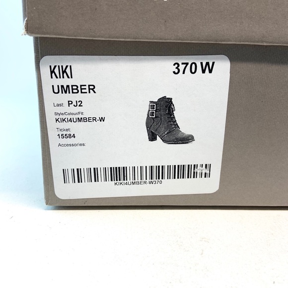 Ziera Umber Kiki Lace Zipper Boots 37 6.5 7 WIDE - Picture 7 of 8